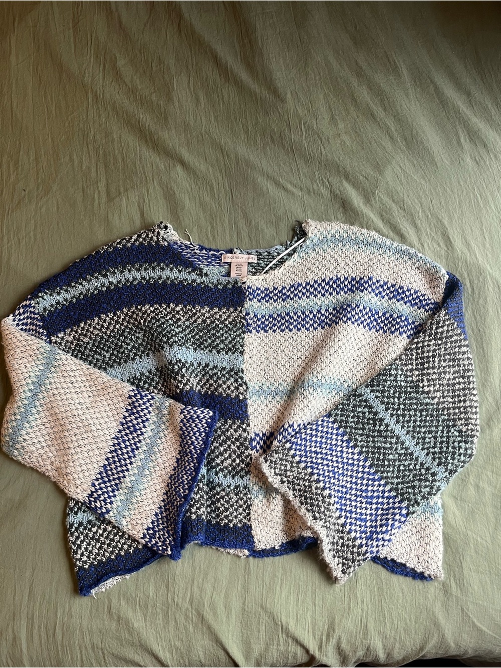 Sincerely Jules Striped Sweater — Size XS!!